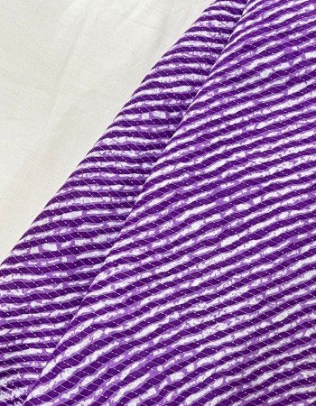 PURPLE LEHRIYA KANTHA UKIYO DRESS