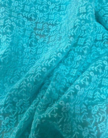 FEROZI CHIKANKARI UMBRELLA GHER KURTI