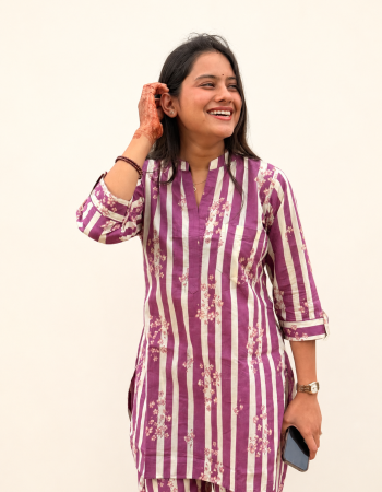 PURPLE LINING CO-ORD SET