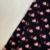 BLACK SMALL PRINT A LINE KURTI