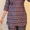 VIOLET FLORAL LITTLE MOTIF NIGHT SET
