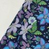 DARK BLUE FLORAL SHORT STRAIGHT KURTI