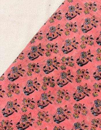 PINK BLUE CHANDERI KNOT TOP