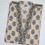BLUE FLOWER BOOTA LONG STRAIGHT KURTI