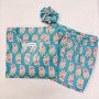 BLUE FLORAL MOTIF NIGHT SET