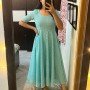 FEROZI CHIKANKARI UMBRELLA GHER KURTI