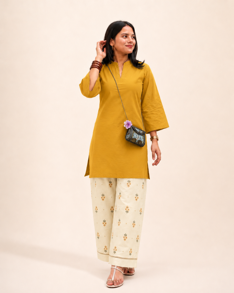 SOLID YELLOW FARSI SET