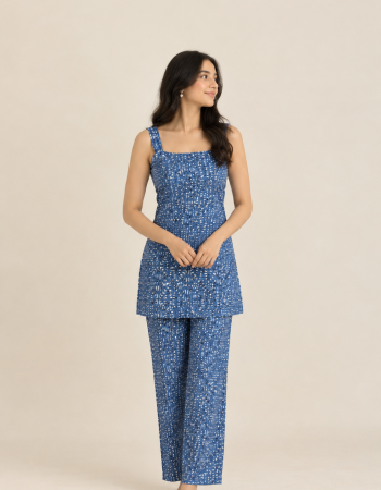 INDIGO CO-ORD SET