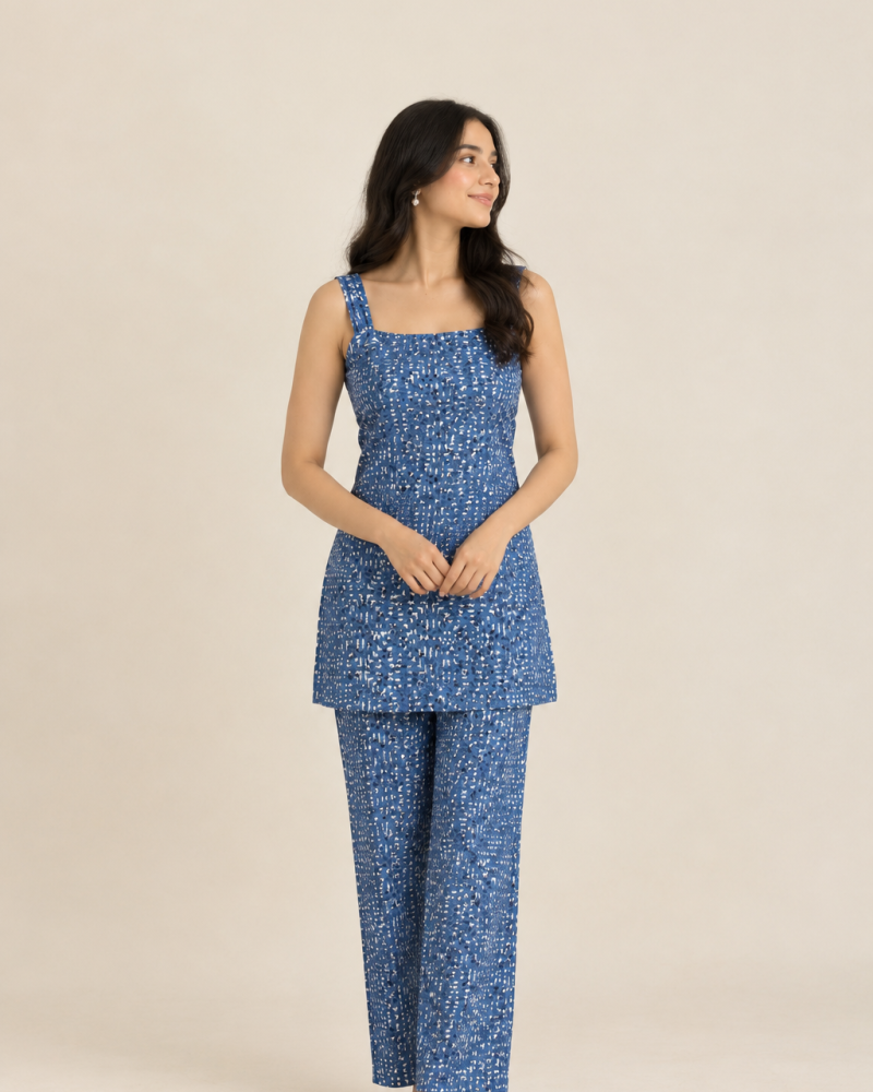 INDIGO CO-ORD SET