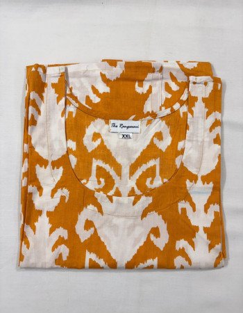 YELLOW LONG KURTI (XL)
