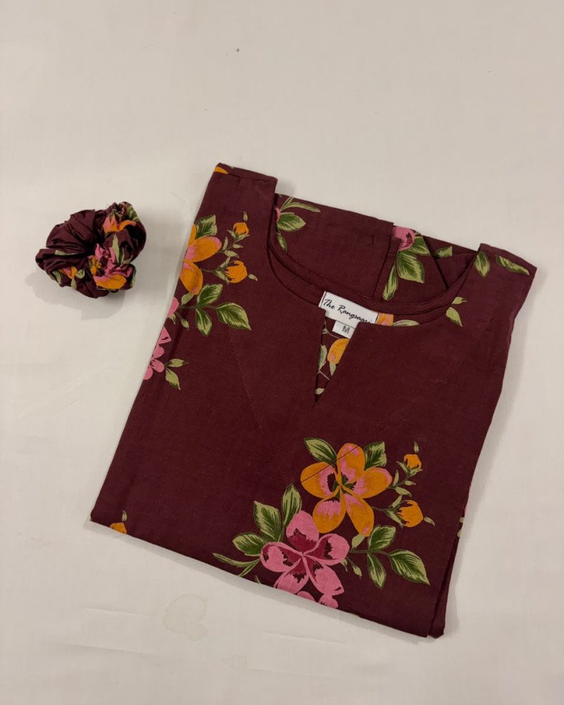 COMBO OF 2 LONG STRAIGHT KURTIS(M)