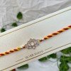 SILVER 925 HALLMARKED LOTUS RAKHI