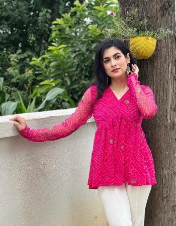 RANI BANDHANI GEORGETTE CLAIRE TOP
