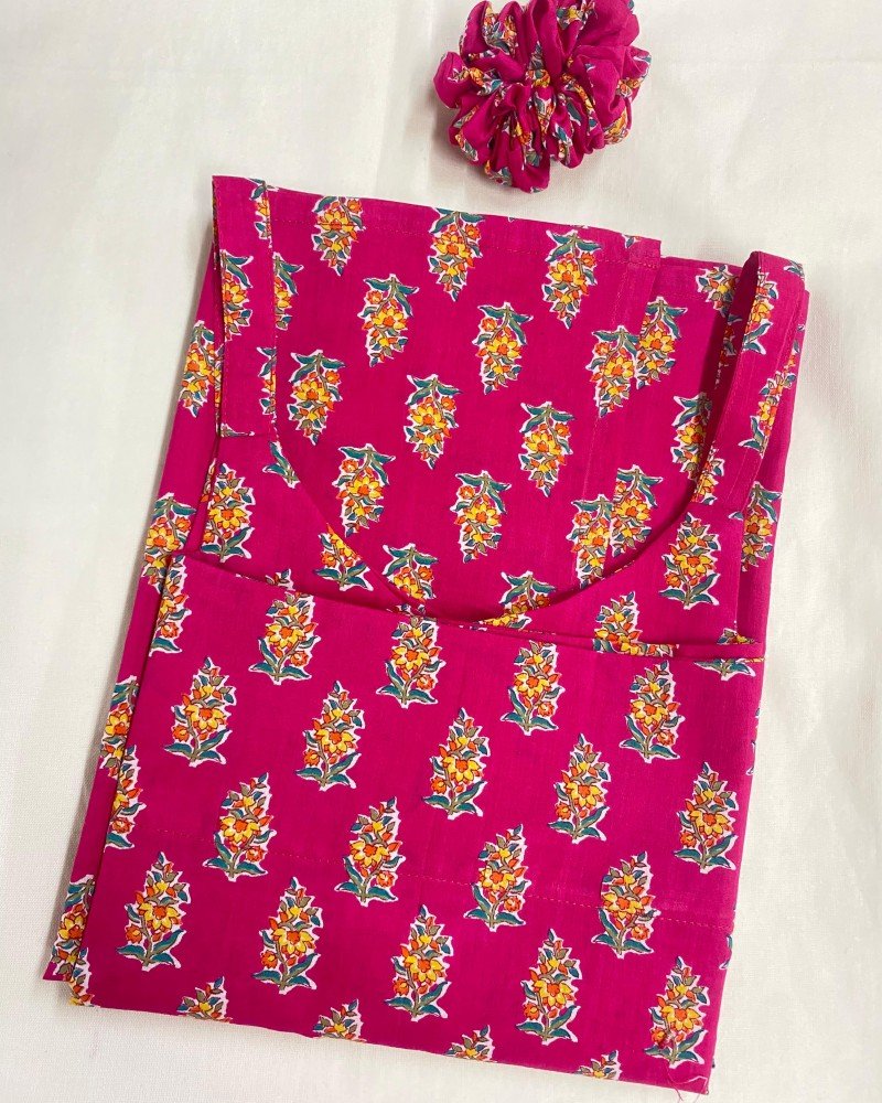 RANI LITTLE MOTIFS LONG STRAIGHT KURTI