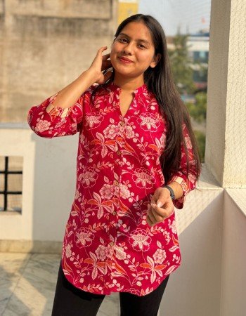 DARK BLUE FLORAL TOP/SHIRT