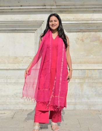 SOLID RANI COTTON SUIT SET 