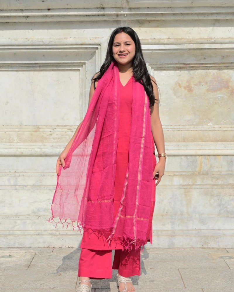 SOLID RANI COTTON SUIT SET 