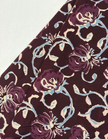 DARK PURPLE BLUE MOTIF NIGHT SET