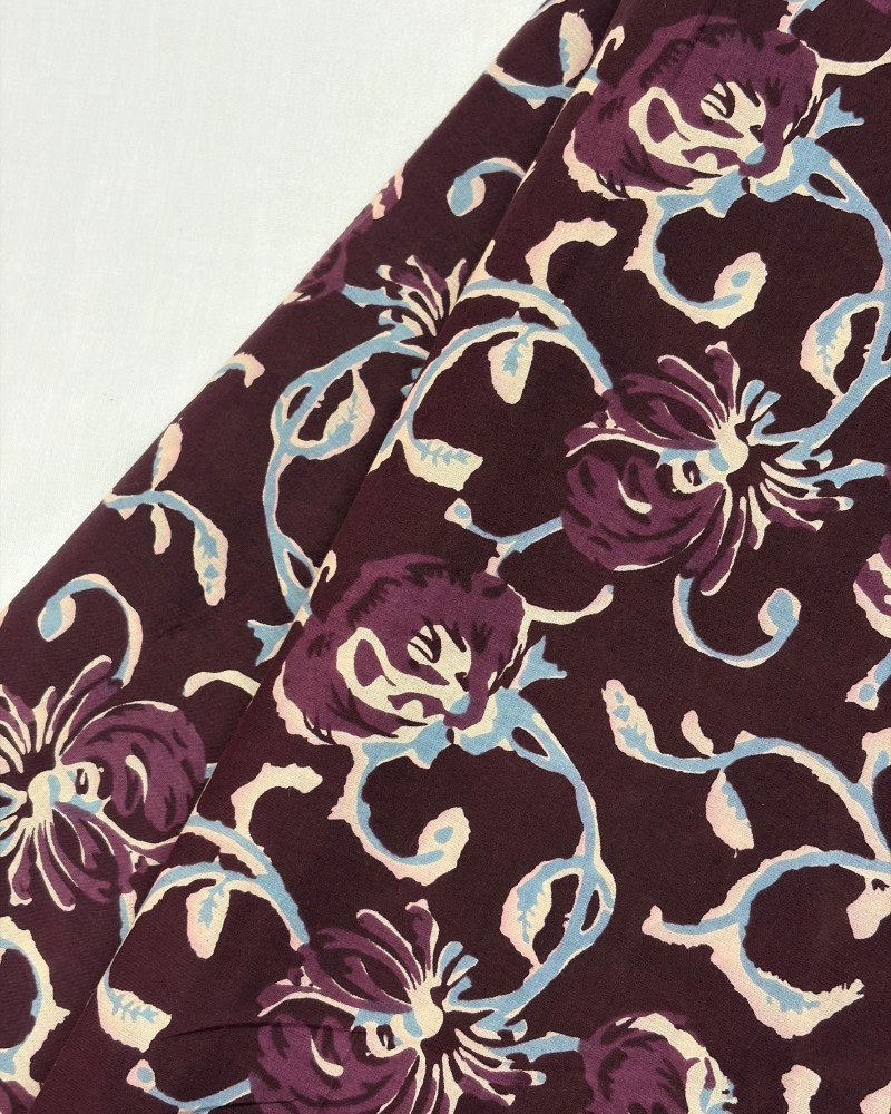 DARK PURPLE BLUE MOTIF NIGHT SET