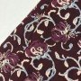 DARK PURPLE BLUE MOTIF A LINE KURTI