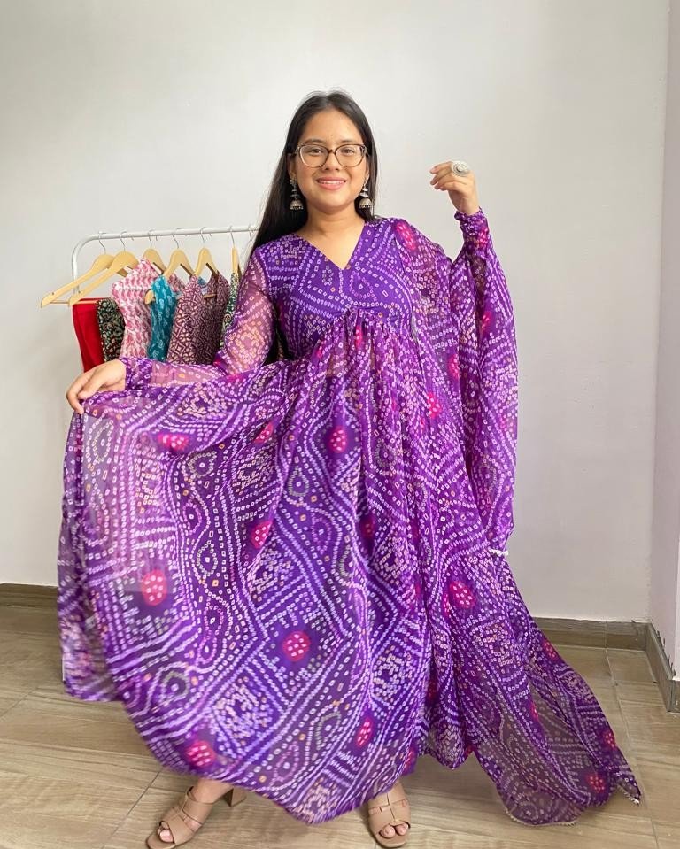 RADHA BANDHANI SET (JAMUNI )