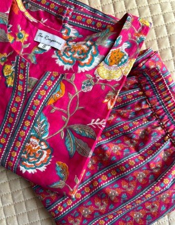 RANI FLORAL KURTA BOTTOM SET