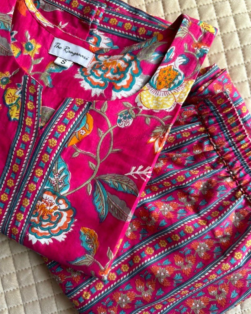 RANI FLORAL KURTA BOTTOM SET