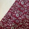MAROON LITTLE FLORAL THICK COTTON NIGHT SET