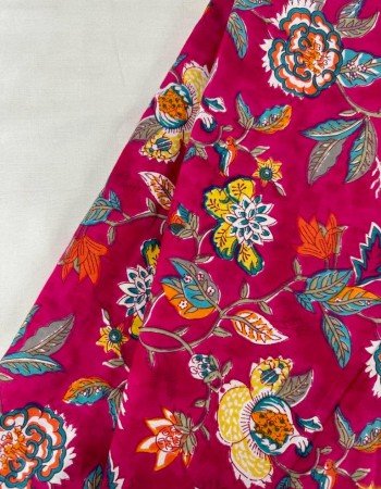 RANI FLORAL LONG STRAIGHT KURTI