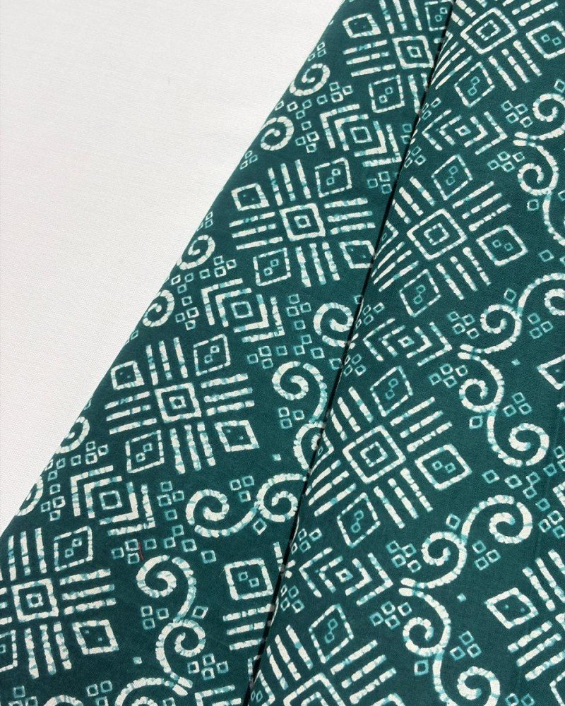 TEAL BANDHANI MOTIF POTLI BAG