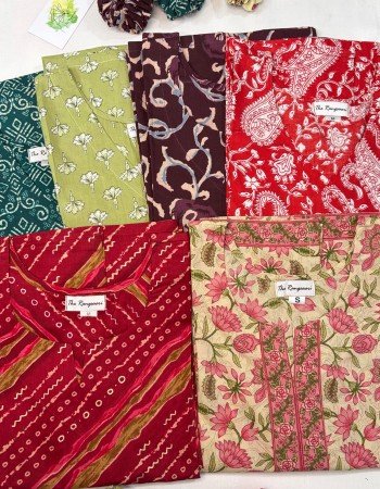 COMBO OF 5 LONG STRAIGHT KURTIS