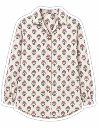 OFF WHITE FLOWER SHIRT