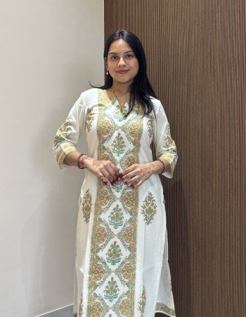 WHITE FLORAL COTTON SUIT SET 