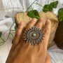 CHAKRA STATEMENT SILVER 925 RING