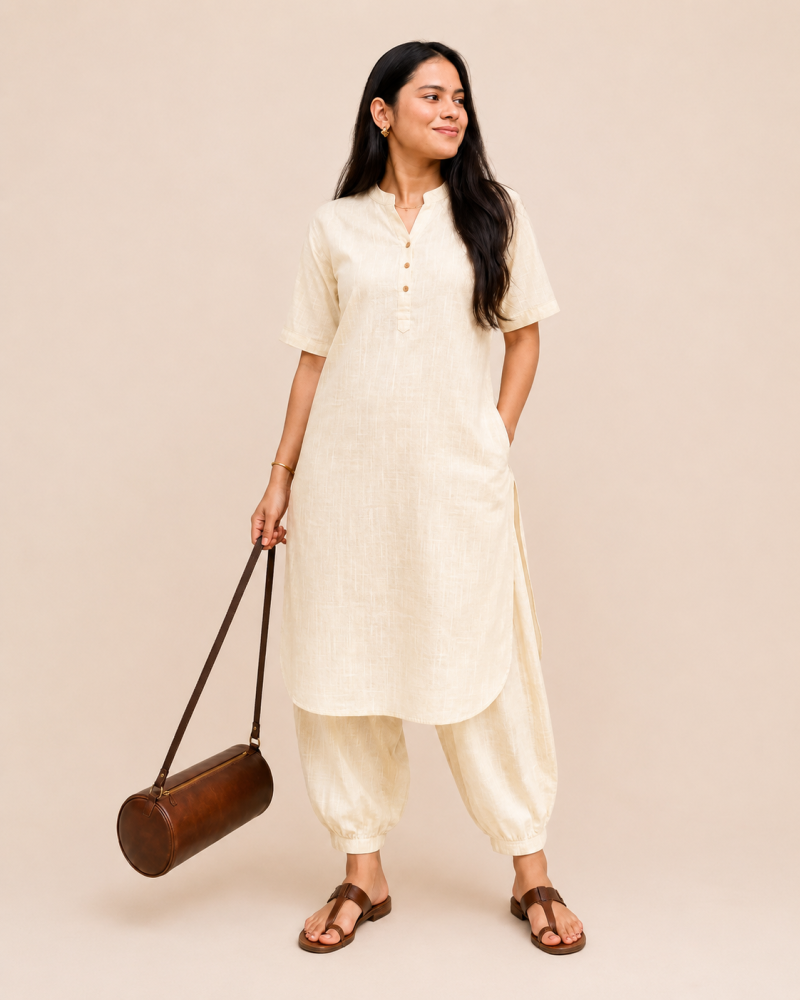 PEACH OFFICE WEAR SET