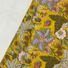 MUSTARD FLORAL SHORT STRAIGHT KURTI