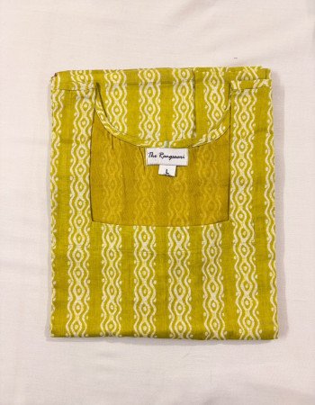 LEMON LONG KURTI (L)