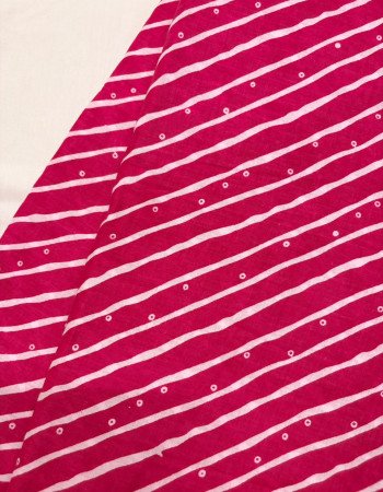 PINK LEHERIYA LONG STRAIGHT KURTI