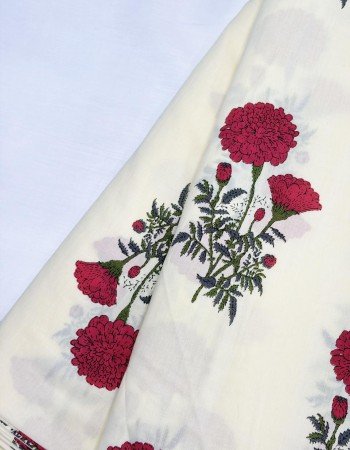 RED FLOWER BOOTA NIGHT SET
