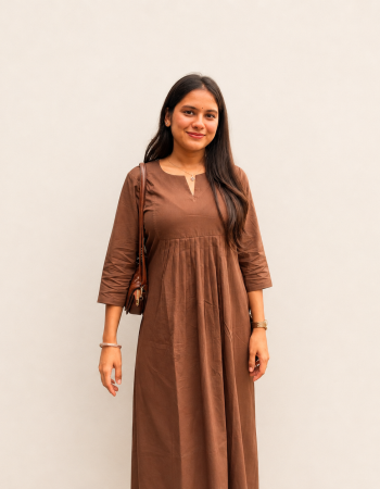 SOLID BROWN ALIA CUT SET