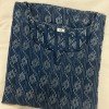 DARK BLUE KANTHA LONG KURTI