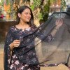 BLACK FLORALS SUIT SET