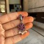 GANESHA SILVER EARRINGS