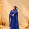 PREETI BLUE GHER SET