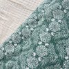 PASTEL GREEN FLORAL SHORT STRAIGHT KURTI