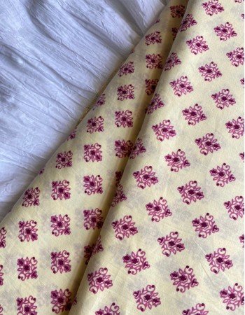 CREAM PURPLE DIAMOND LONG STRAIGHT KURTI