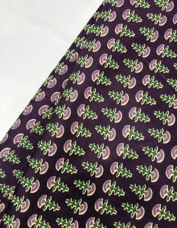 VIOLET FLORAL LITTLE MOTIF A LINE KURTI