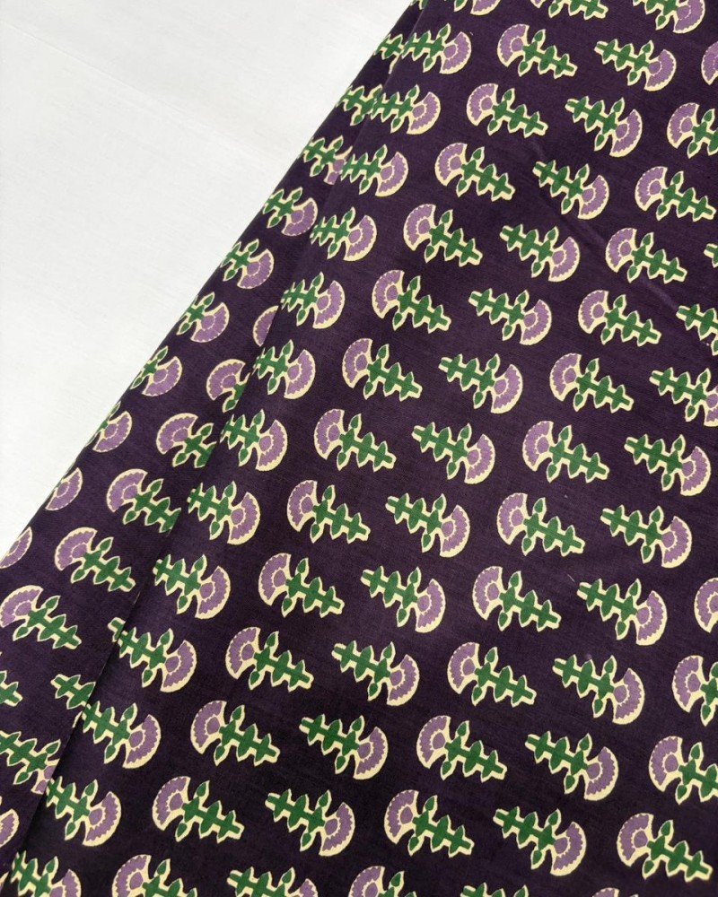 VIOLET FLORAL LITTLE MOTIF NIGHT SET