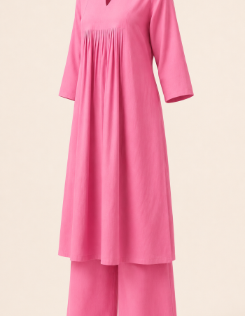SOLID PINK ALIA CUT SET