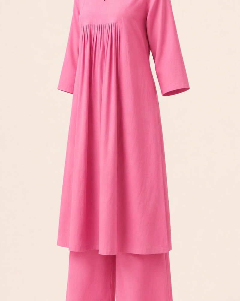 SOLID PINK ALIA CUT SET